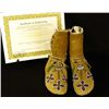 Image 1 : C. 1923 Blackfoot high top moccasins