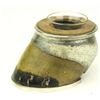 Image 1 : Fantastic 19th C hoof inkwell silver plating mount