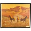 Image 1 : "Badlands Sunset" original oil on canvas