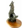 Image 1 : Original bronze of howling coyote