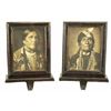 Image 1 : Pair vintage frames made of heavy iron
