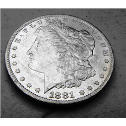 1881 s UNC  Morgan Silver Dollar