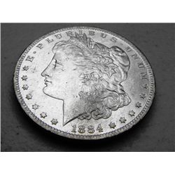 1884 UNC Morgan Silver Dollar