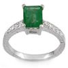 Image 1 : 2.15 ctw Emerald & Diamond