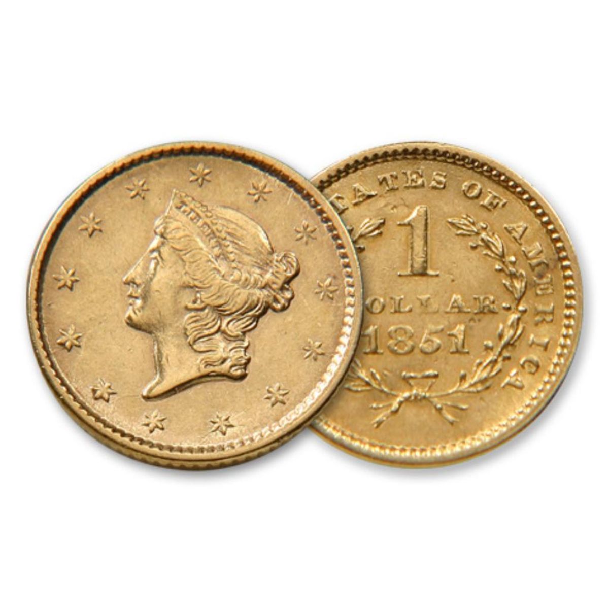 185075 1 Gold Liberty US Coin
