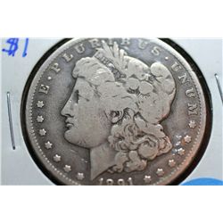1891-CC Morgan Dollar