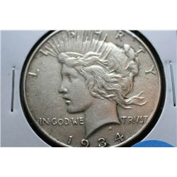 1934 Peace Dollar