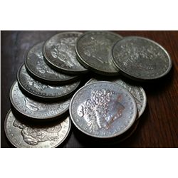 Lot Of 10 Morgan Dollars (Mixed Dates)