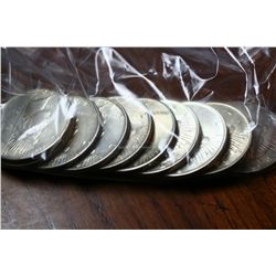 Lot Of 10 Peace Dollars (Mixed Dates)