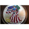 Image 1 : 2000 Enameled Boxed Silver Eagle