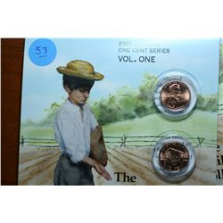 Lot Of 4 2009 Lincoln One Cent Series