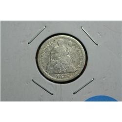 1876 Seated Dime