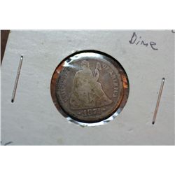 1874 Seated Dime