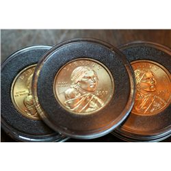 Lot Of 5 Sacagawea Dollars In Holders