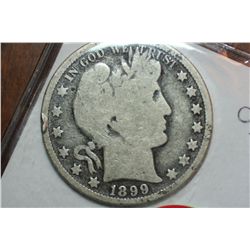 1899-O Barber Half Dollar