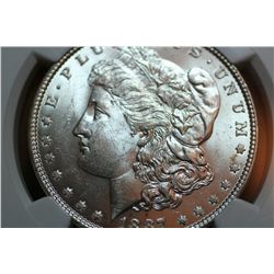 1887 Morgan Dollar (NGC-MS64)
