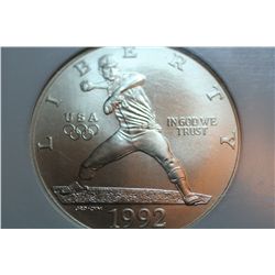 1992-D Olympic Dollar (NGC-MS69)