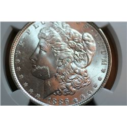 1886 Morgan Dollar (NGC-MS62)