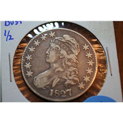 1827 Bust Half