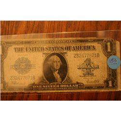 1923 $1 Silver Certificate (Minor Damage)