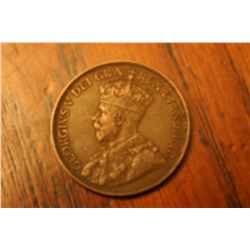 Lot Of 4 Canada Lg. Cents (1917,1918,1919,1920)