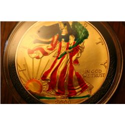 2000 Enameled Silver Eagle