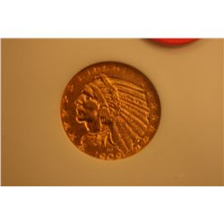 1909-D $5 Gold Indian PCI-MS63
