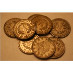Lot Of 8 V-Nickels