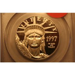 1997-W 1oz. Platinum PCGS-MS69 Dcam
