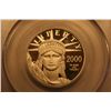 Image 1 : 2000-W 1/2 oz. Platinum PCGS-MS69 Dcam