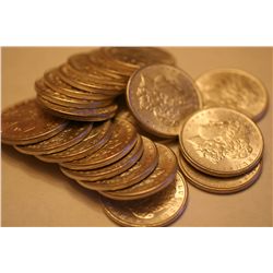 Roll Of 20 1886 Morgans (B.U.)