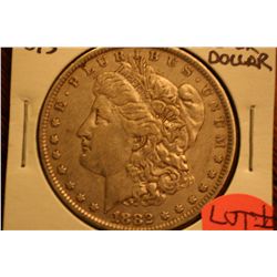 1882-O/S Morgan Silver Dollar VF/EF (Tougher Date)