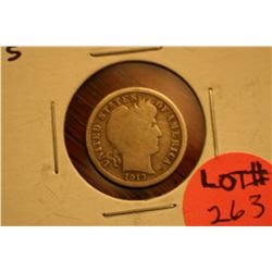 1913-S Barber Dime (Lower Mintage)