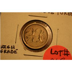 1899 Barber Dime Love Token (High Grade)