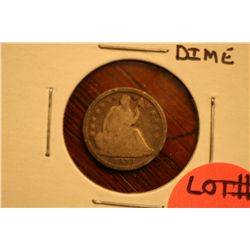 1838 Seated Half Dime