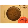 Image 1 : 1853 Seated Quarter Love Token(With Arrows-90% Silver)