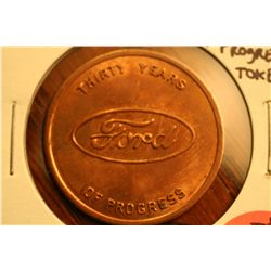 1903-1933 Ford Thirty Years Of Progress Token