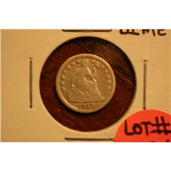 1857 Seated Half Dime (Very Good)