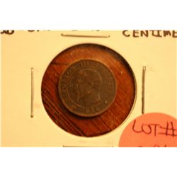 1856 France 1 Centime (BB-Strousburg)
