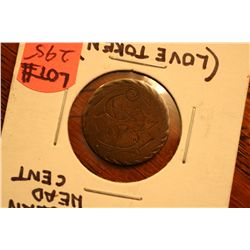 1879 Indian Head Cent (Love Token)