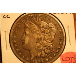 1891-CC Morgan Dollar (Very Fine)