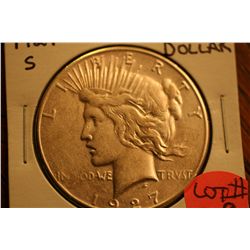 1927-S Peace Dollar VF/EF