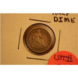 1854 Seated Half Dime (Fine)