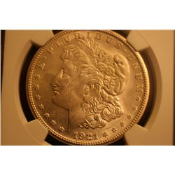 1921-S Morgan Dollar (NGC-MS63)