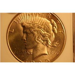 1925 Peace Dollar (ANACS-MS65)
