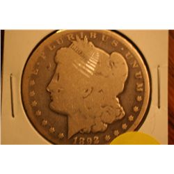 1892-CC Morgan Dollar