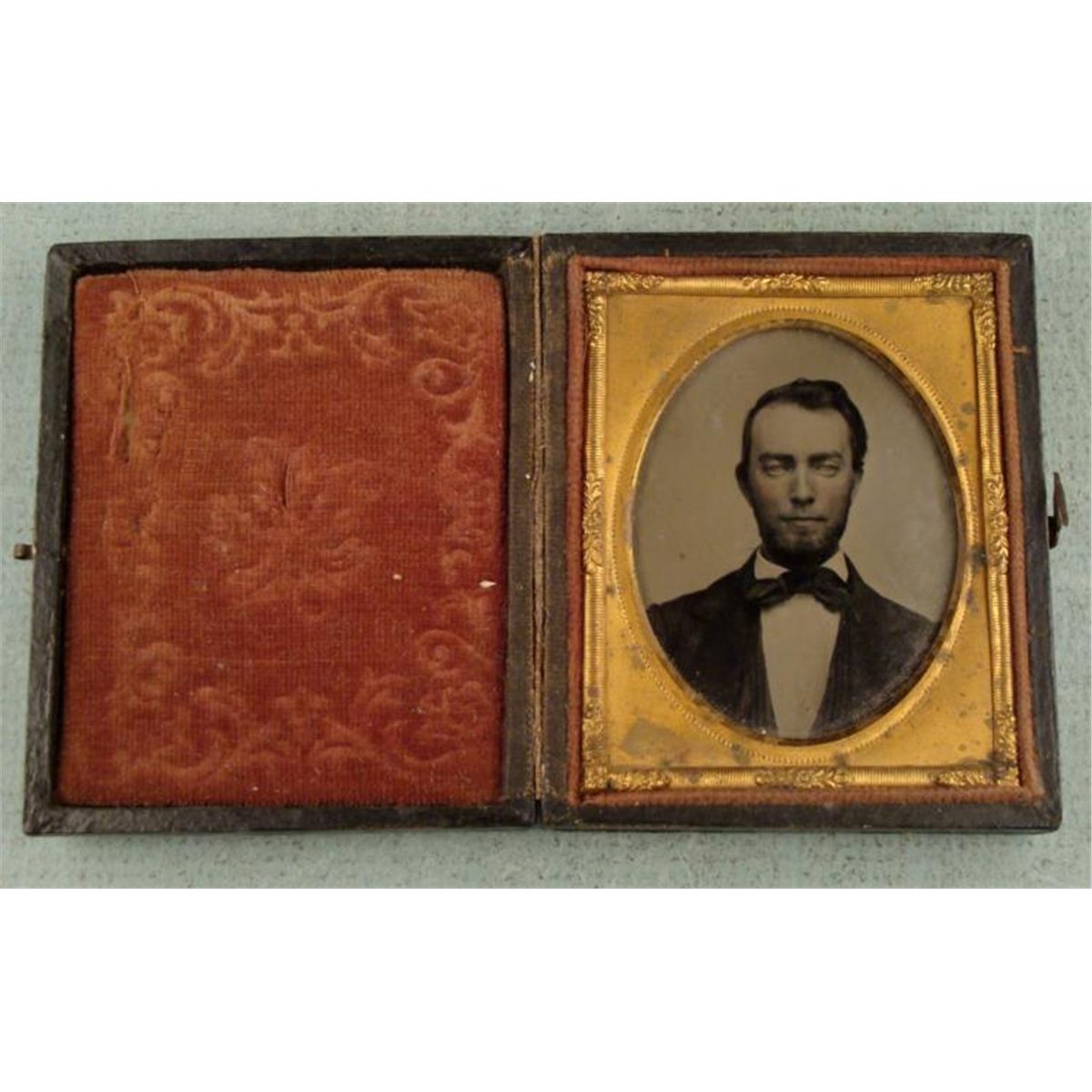 Antique Daguerreotype Photo in Star of David Frame