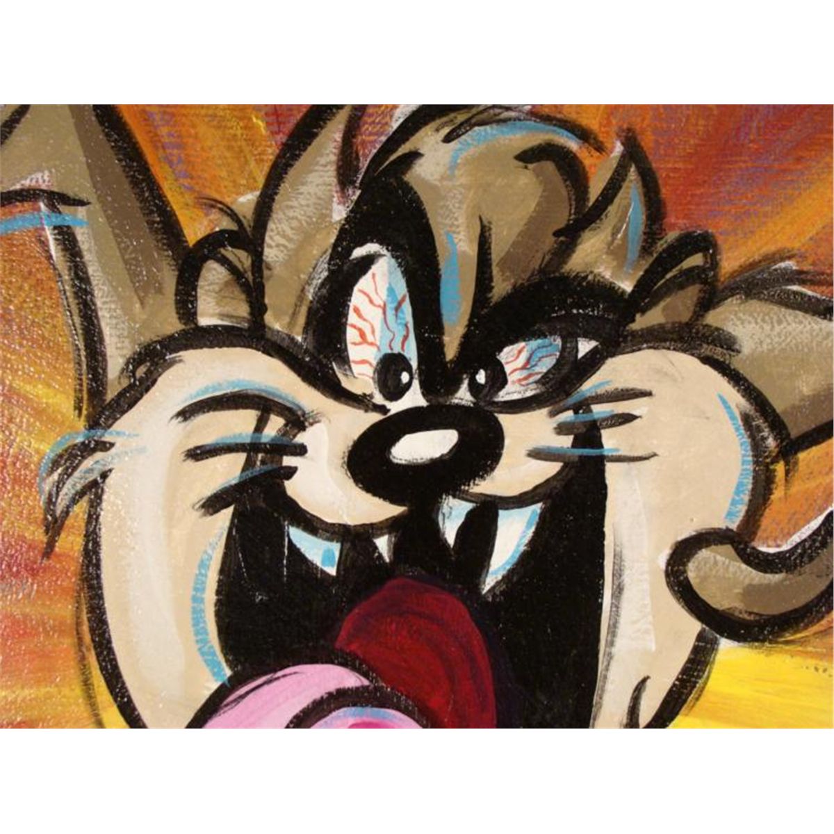 Dick Duerrstein Original Taz Tasmanian Devil Painting