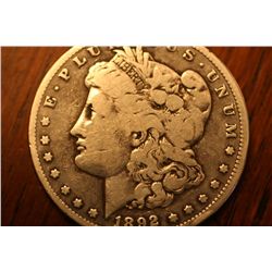 1892-CC Morgan Dollar