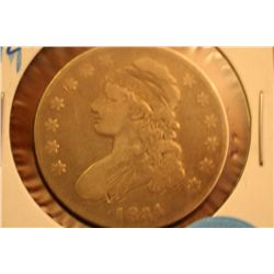 1834 Bust Half